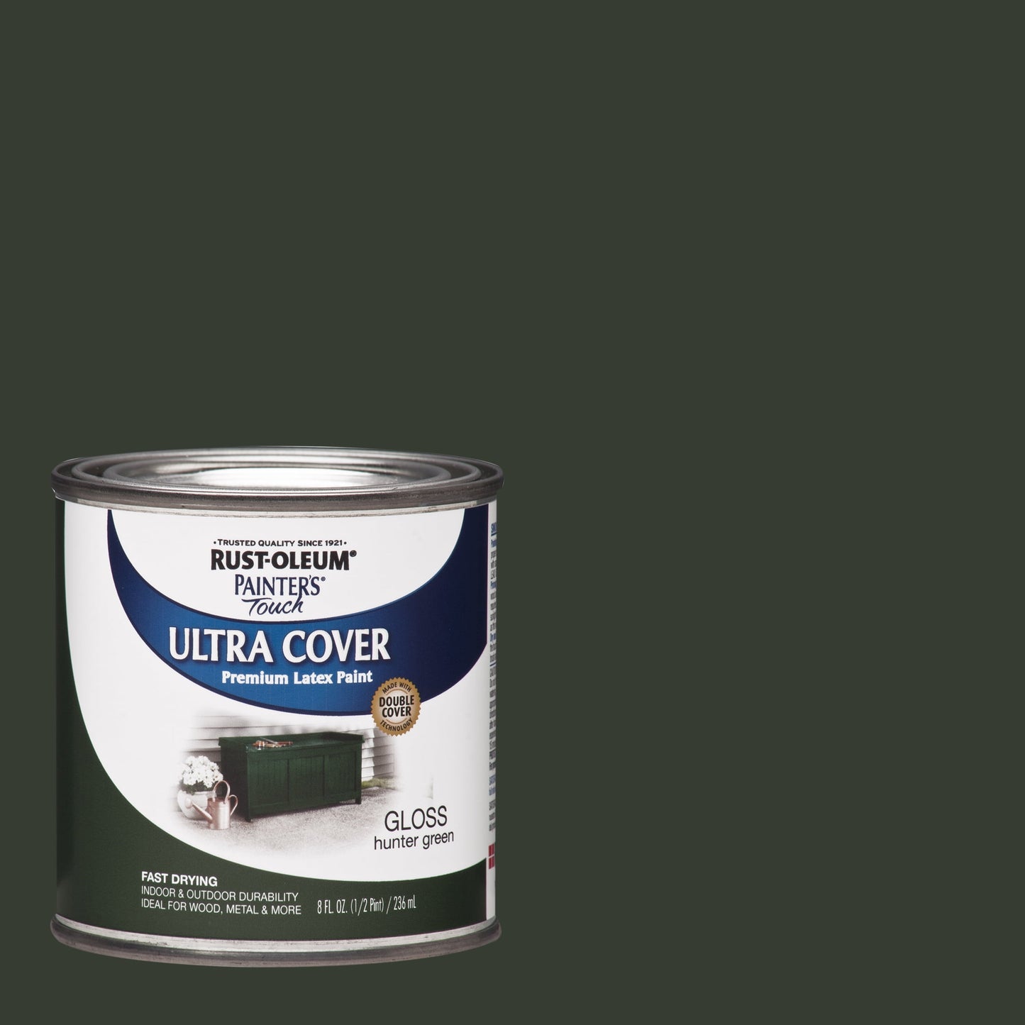 Hunter Green, Rust-Oleum Painter's Touch Ultra Cover Gloss, Half Pint, 6 Pack