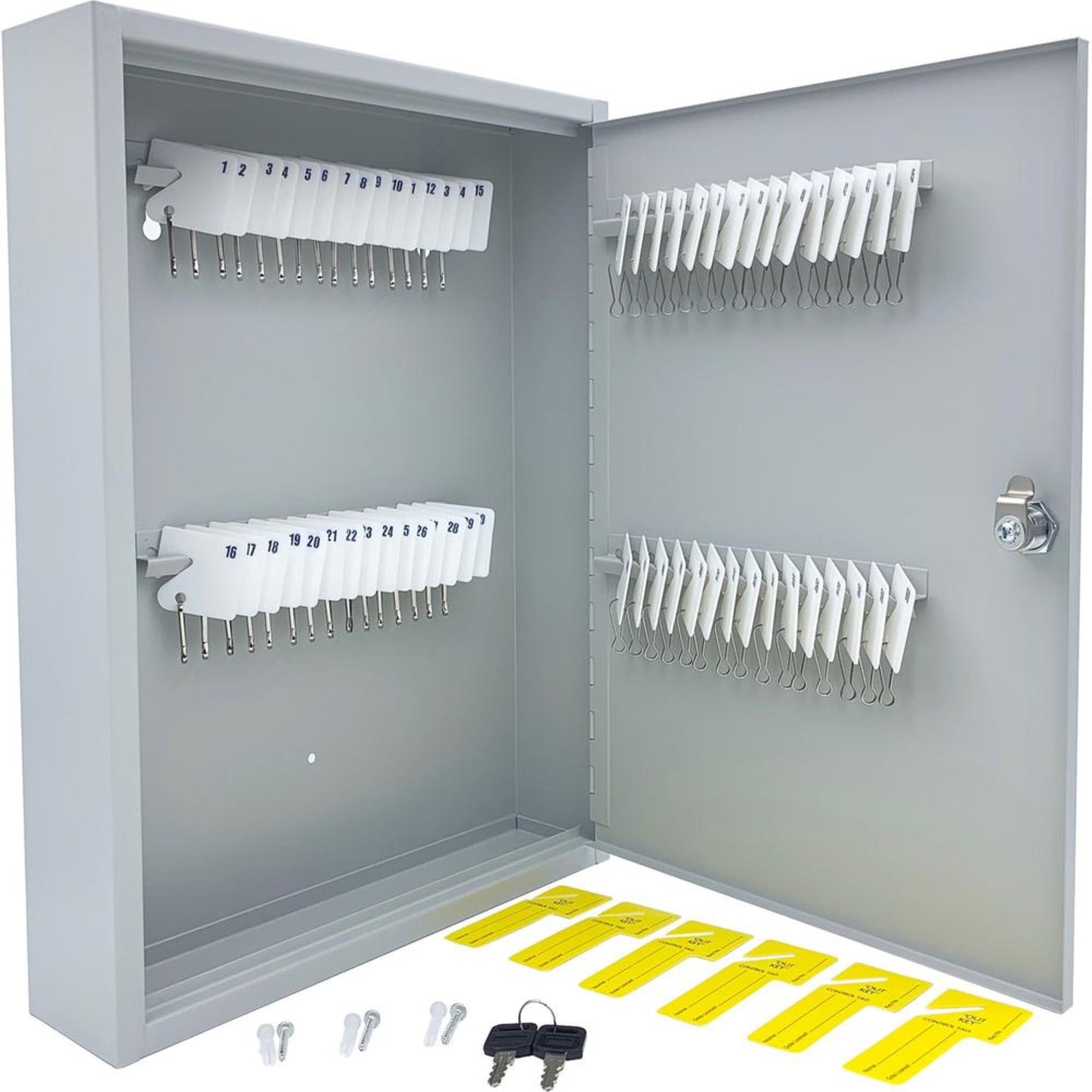 Huron Key Cabinet, Slotted, 60 Key