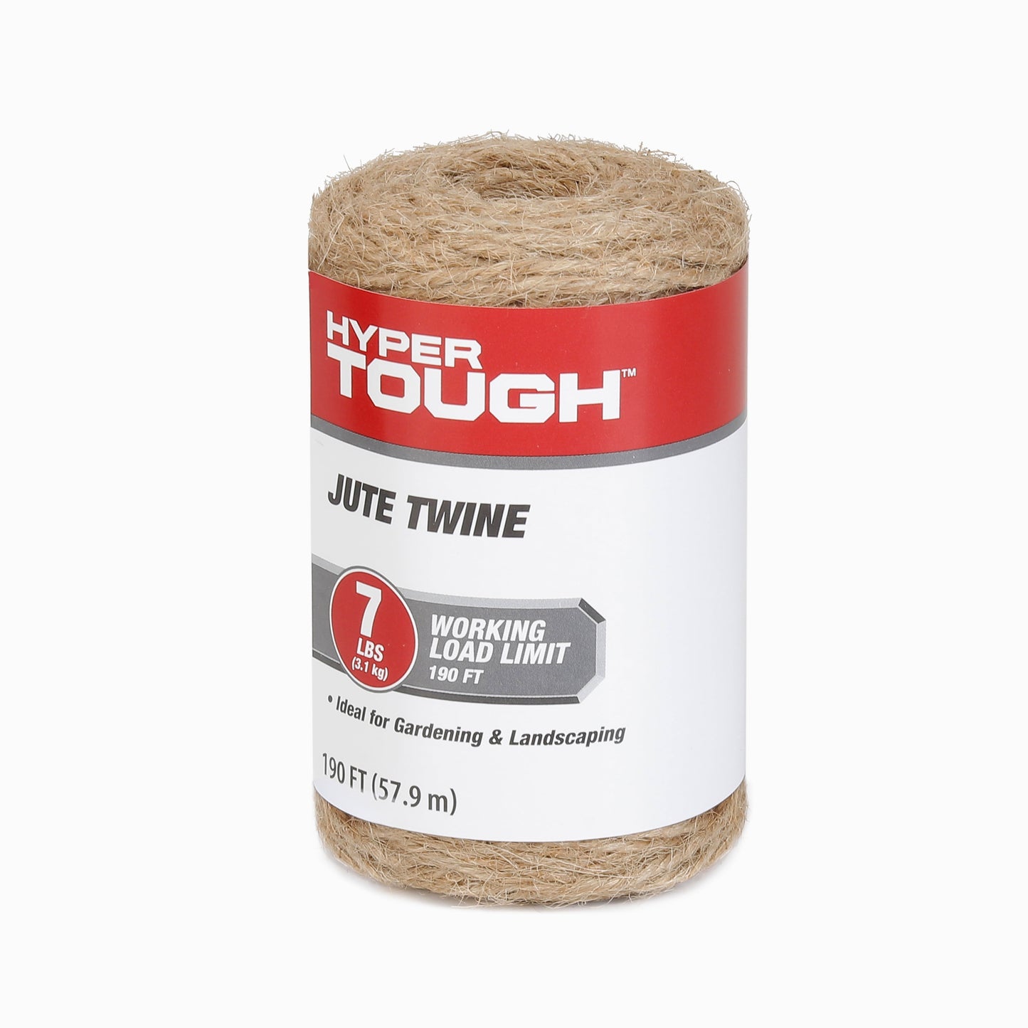 (4 pack) Hyper Tough Hilo de Yute de 190 Ft Verde, LÃmite de Carga de Trabajo de 7 lb