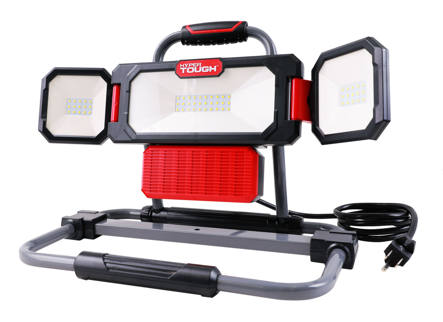 Hyper Tough LED Work Light, 3000 Lumens, Multidirectional Lighting, Powder Coated Frame, 1-Pack