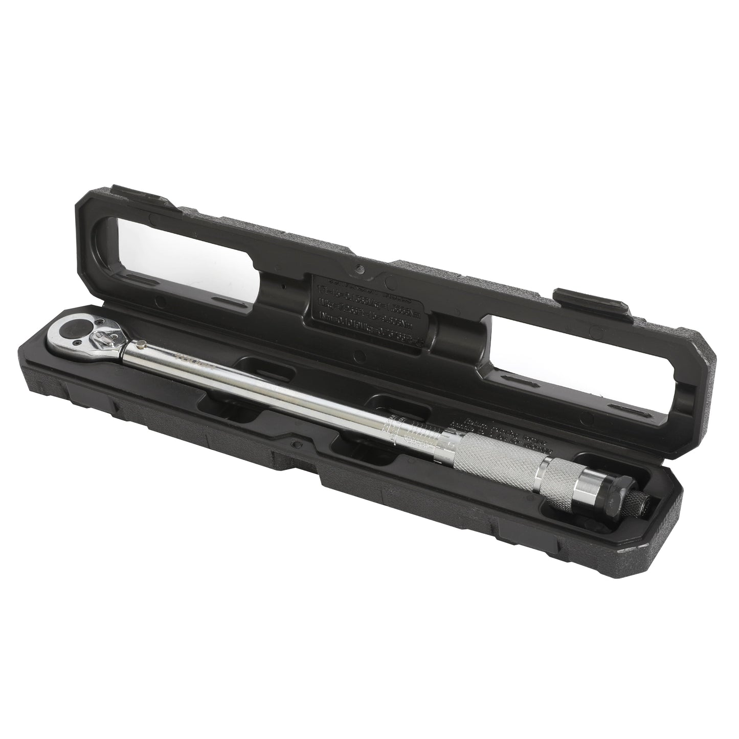 Hyper Tough Heavy Duty 3/8-inch Torque Wrench with Storage Case, 15-80 ft-lbs