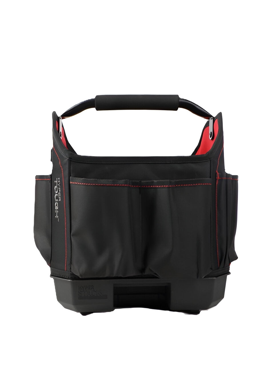 Hyper Tough Hyper Stack Half Size Tool Tote – Stackable Storage Organizer, Portable Handle