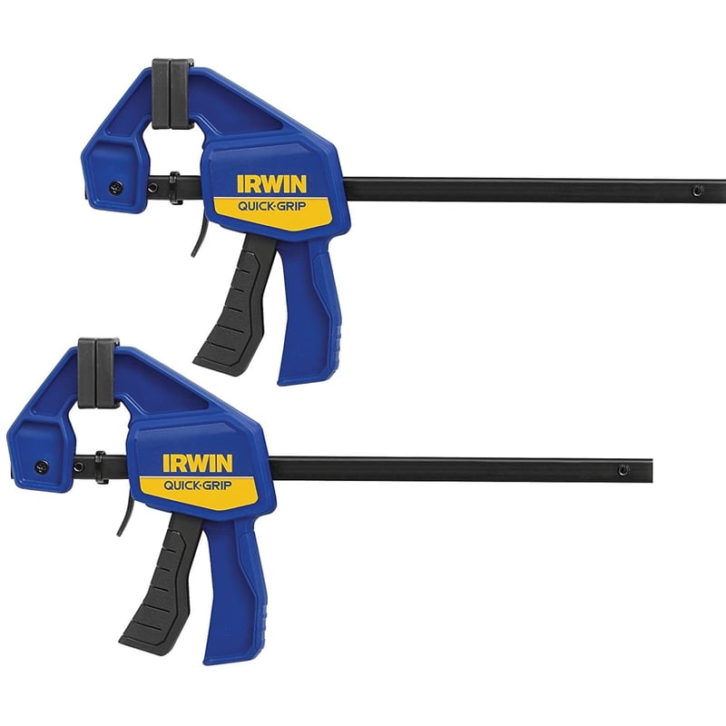 Irwin Quick-Grip 6 in. x 2-7/16 in. D Bar Clamp 100 lb. 2 pk