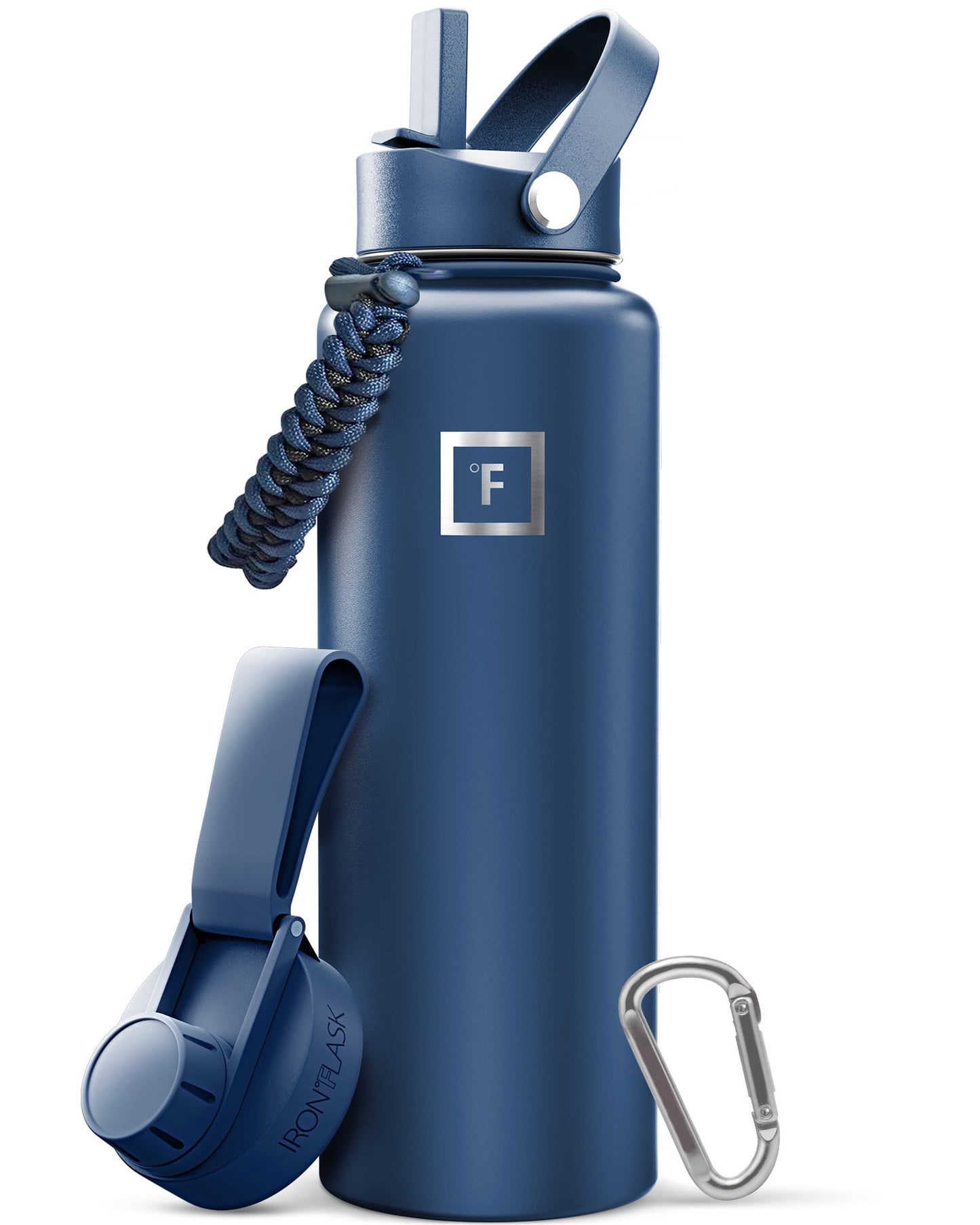 Iron Flask 40 oz Twilight Blue Stainless Steel Water Bottle