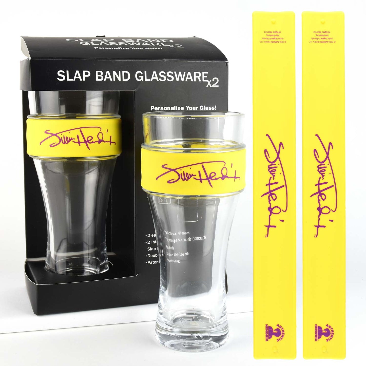 Jimi Hendrix Pub Glass Set