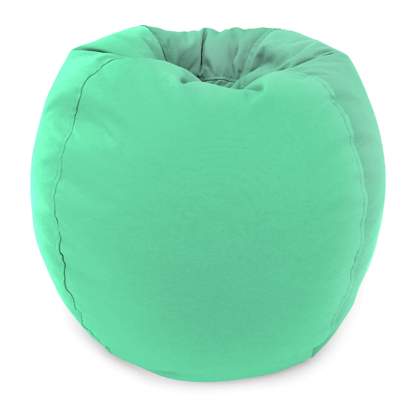 Jordan Manufacturing 30" Turquoise Solid Round Junior Bean Bag Chair