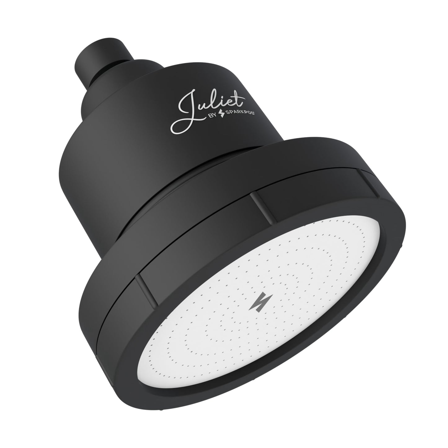 Juliet by SparkPod Filtered High Pressure Shower Head - Matte Black