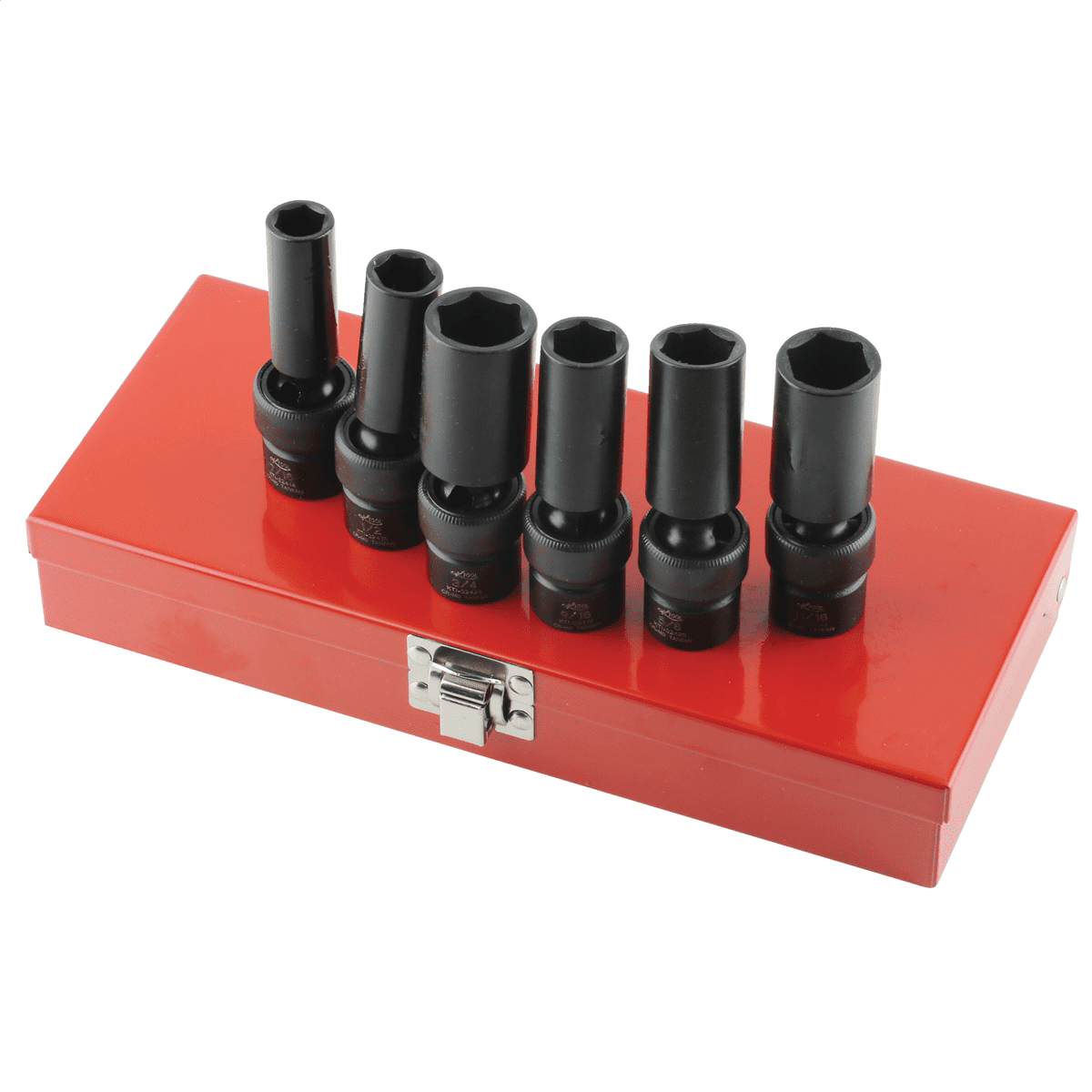 K-Tool 32400 6-pc 3/8" Drive Flex Deep Impact Socket Set
