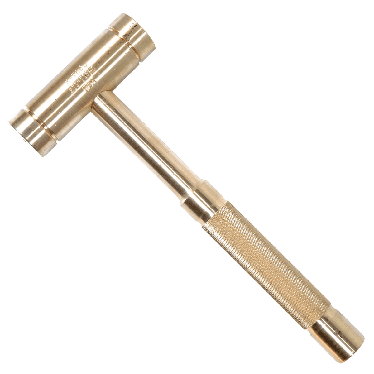 K-Tool 71783 48oz. Martillo de Latón Macizo con 1-1/4 de Diámetro de Cabeza (Ud)