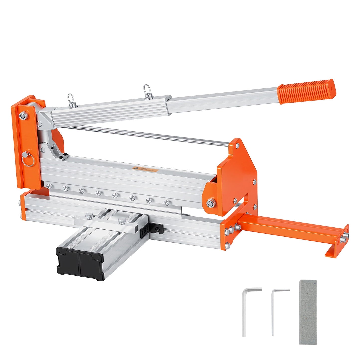 KFFKFF 12-inch Vinyl Flooring Cutter, Designed for Materials up to 12mm Thick, Featuring an Enhanced Aluminum-Alloy Lever for Effortless Operation, Adjustable Support Plate