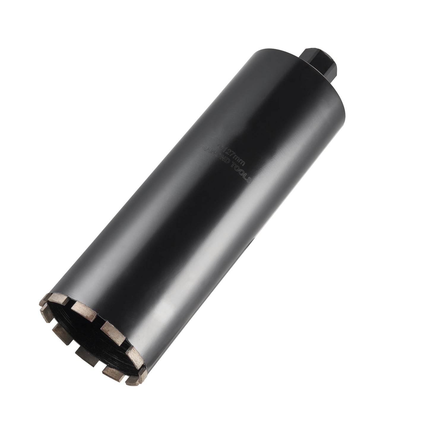 KFFKFF 5-inch Diamond Core Drill Bit, 14-inch Depth Capacity, 1-1/4 in-7 Internal Thread, Precision Welding for Wet Drilling in Concrete, Brick, and Masonry