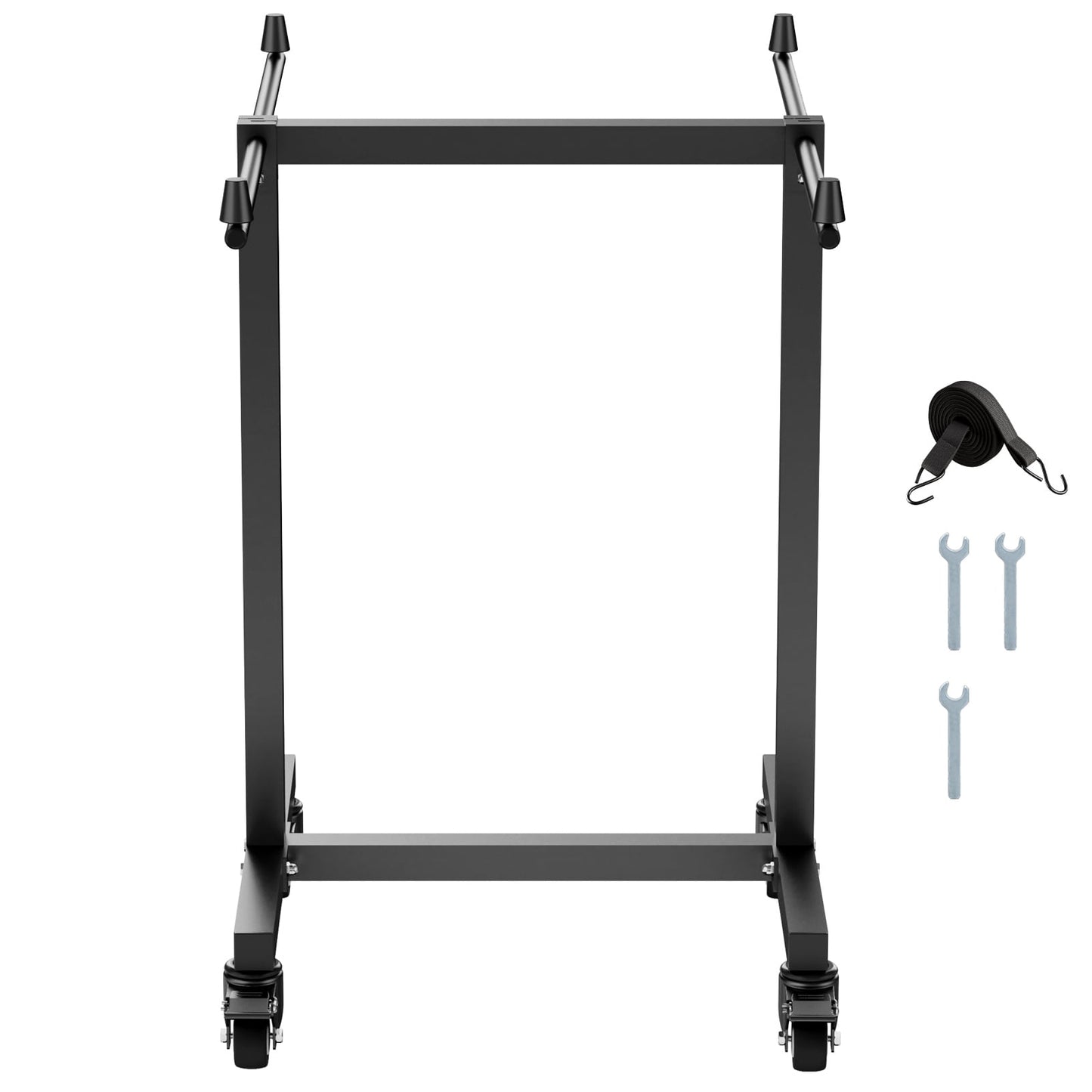 KFFKFF Collapsible Chair Stand, Supports up to 200 LBS, T-design Cart for 14 Chairs, Robust Metal Chair Transport Dolly with Rubberized Wheels, Versatile Chair Storage for Social Gatherings, Hotels