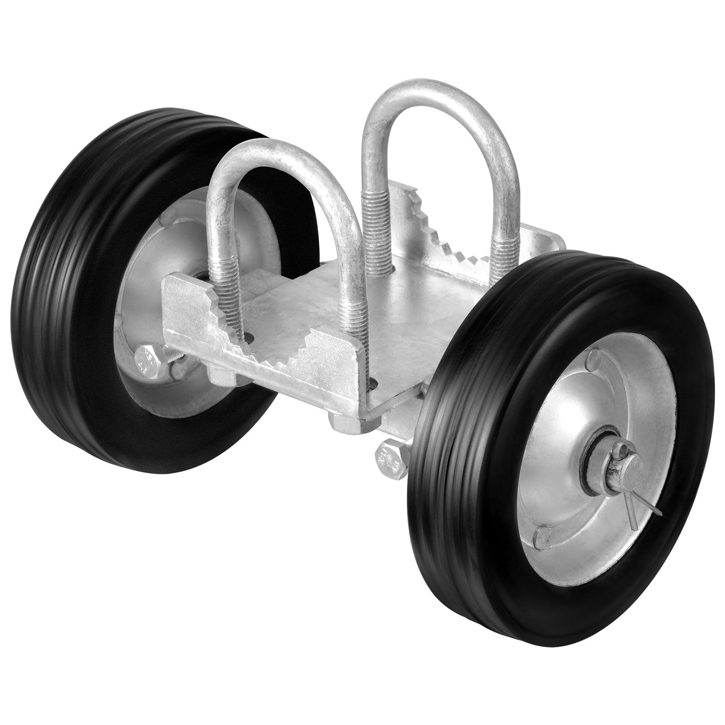 KFFKFF Glide Gate Set, 6†Mobile Gate Equipment Set, Universally Adaptable Glide Gate Wheel Track, Robust Glide Gate Direction Wheel for Glide Gates and Roll Doors,600lbs Capacity,Black
