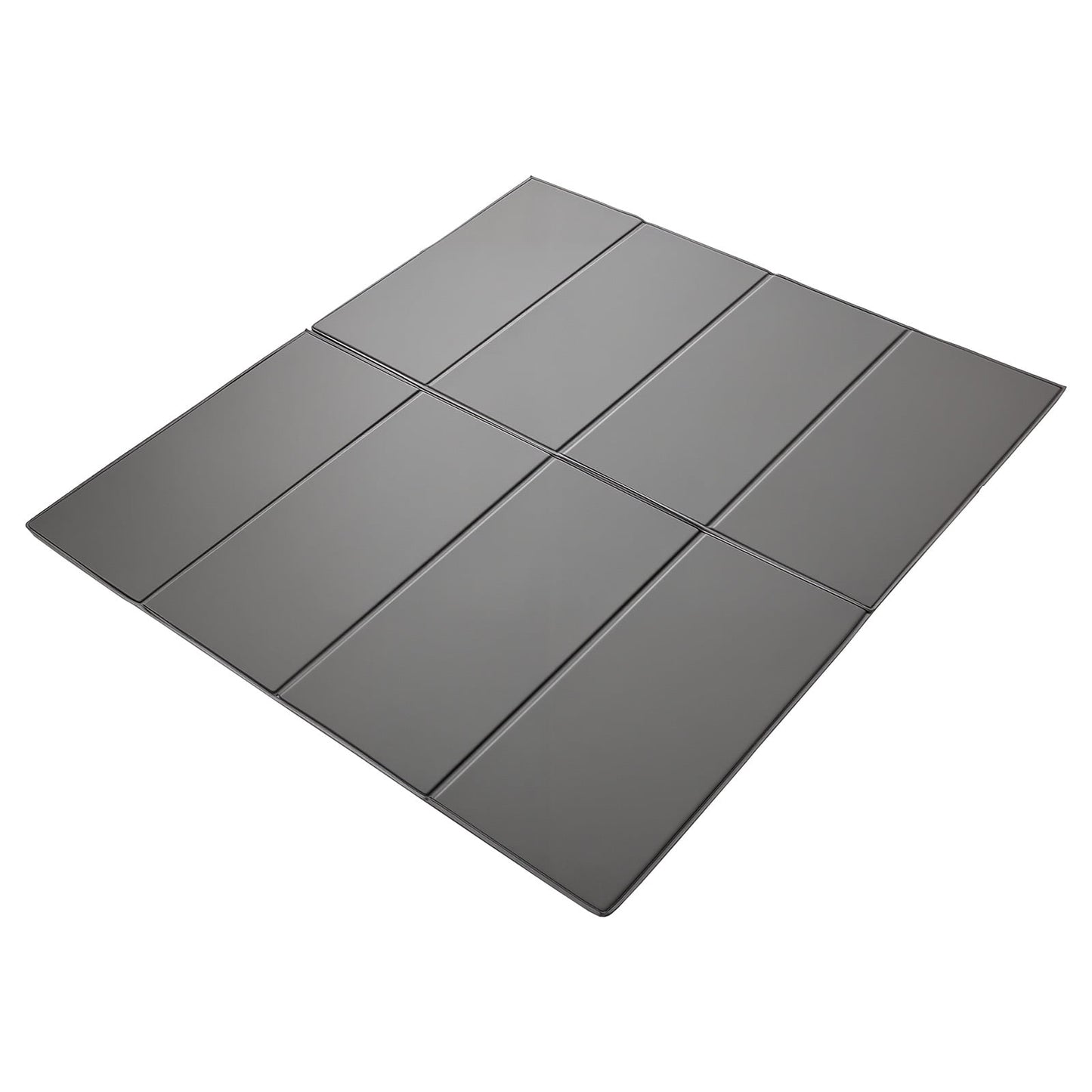 KFFKFF King Size Foldable Bunkie Board, 80.3 x 75.9 in, Mattress Support with Hook-and-Loop Straps, Durable PP Core and 600D Oxford Fabric, Designed to Prevent Sagging for Metal Frames, Bunk Beds