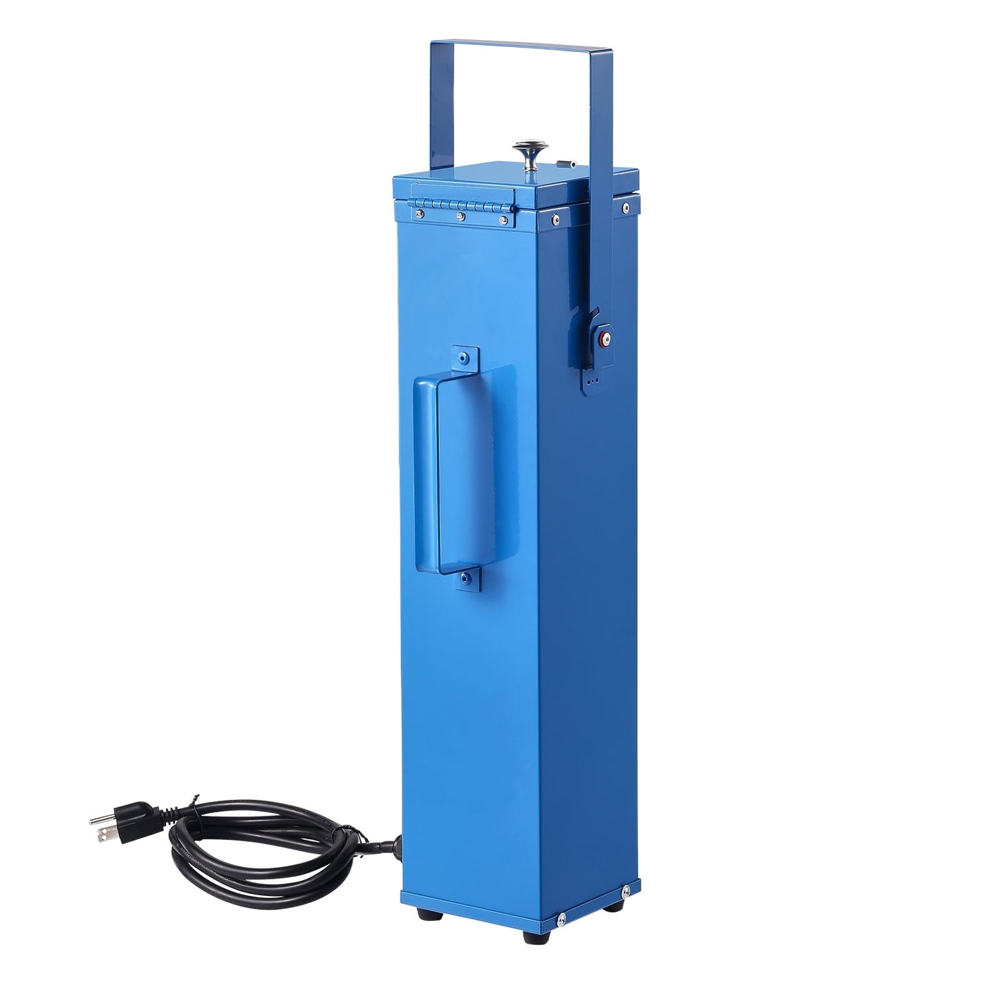 KFFKFF Portable Welding Rod Oven, 10 lbs Capacity for Drying Electrodes, 230W 120V, 300℉ Rapid Heating for 18-inch Stick Rods - Features Carry Handle & Secure Locking Mechanism