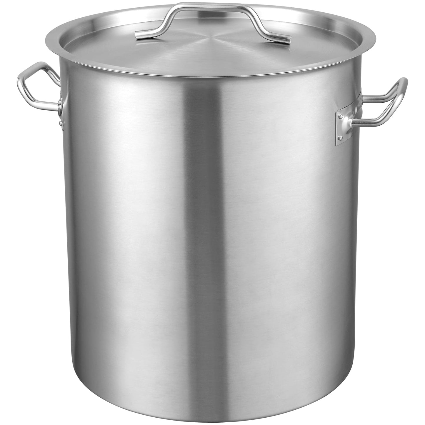 KFFKFF Stainless Steel Stock Pot 42qt with Strainer Lid Kitchen Sauce Pan