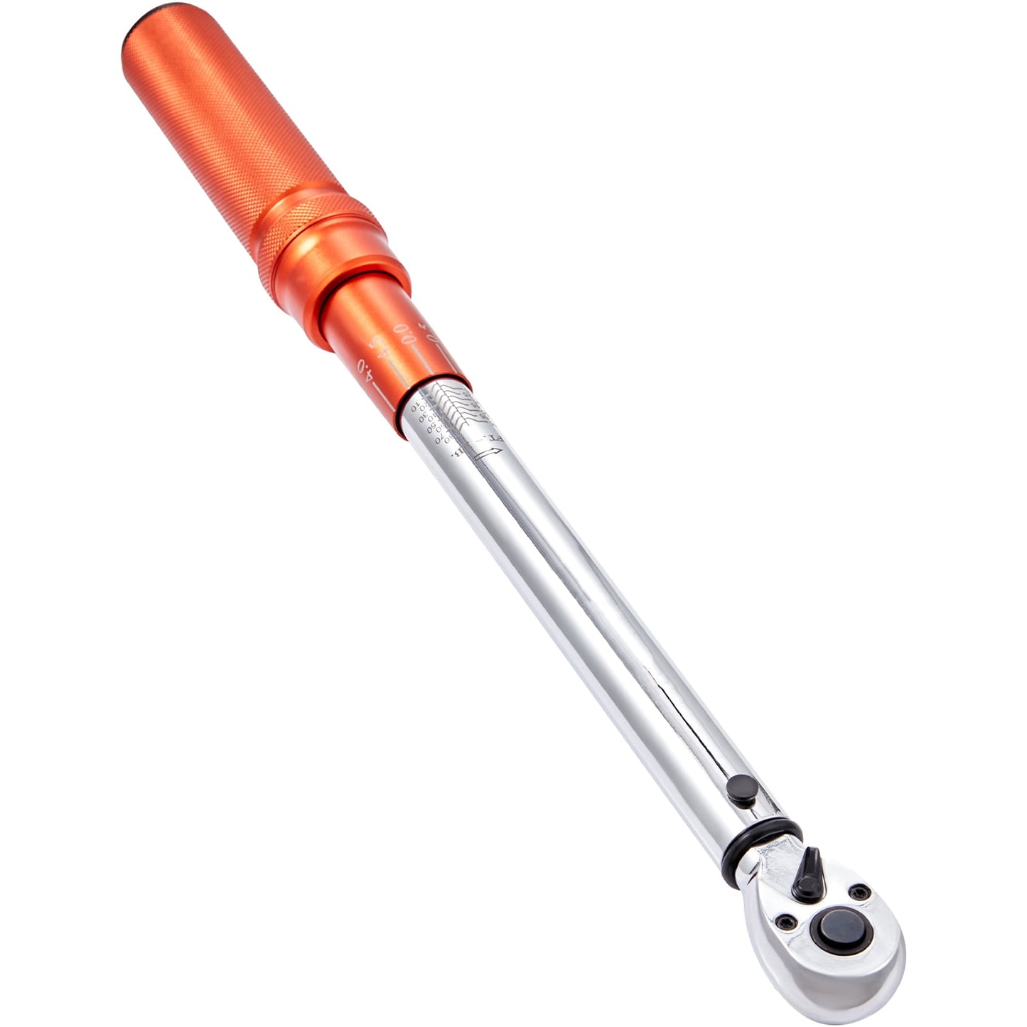 KFFKFF Torque Wrench, 3/8-inch Drive Click Mechanism, Adjustable 10-80ft.lb/14-110n.m, Two-Way Torque Wrench Set, Mechanical Dual Range Scales, Comes with Adapters and Extension Rod