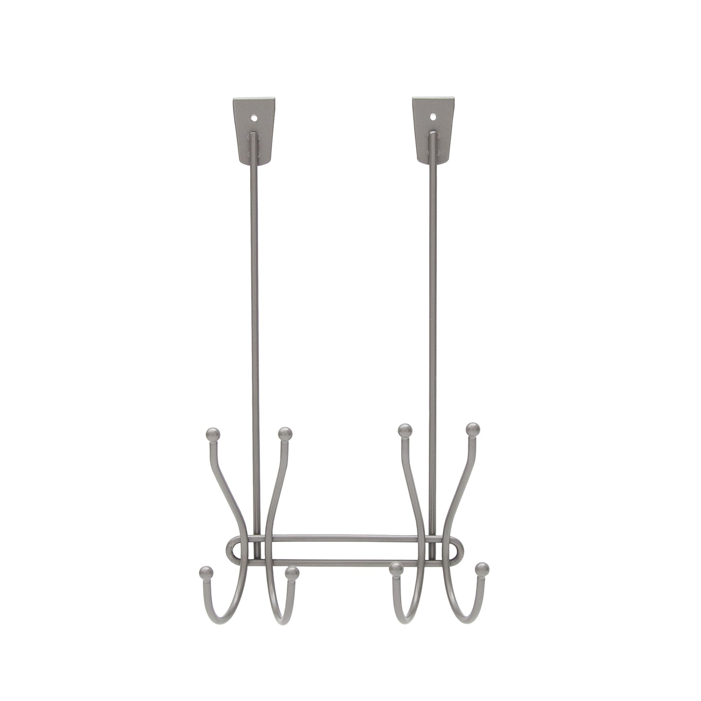 Kenney®Over the Door Storage Hook, Polished Pewter