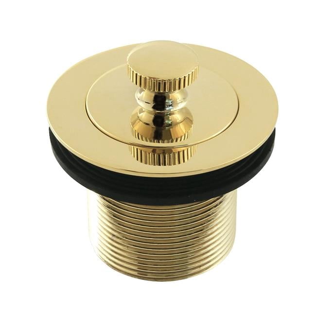 Kingston Brass DLT15SN 1.5 in. Lift & Turn Tub Drain with 1.5 in. Body Thread, Brushed Nickel