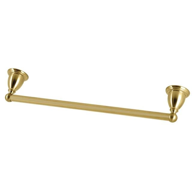 Kingston Brass BA1752BB 18 in. Heritage Towel Bar, Brushed Brass