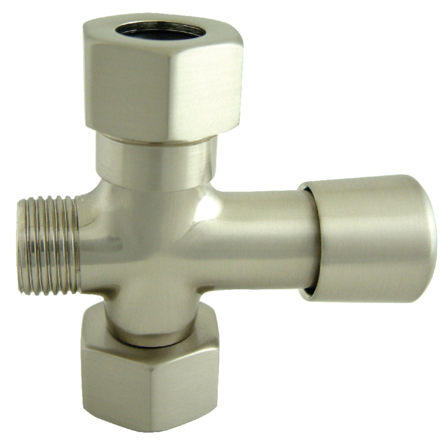 Kingston Brass ABT1060-8 Vintage Shower Arm Diverter in Brushed Nickel