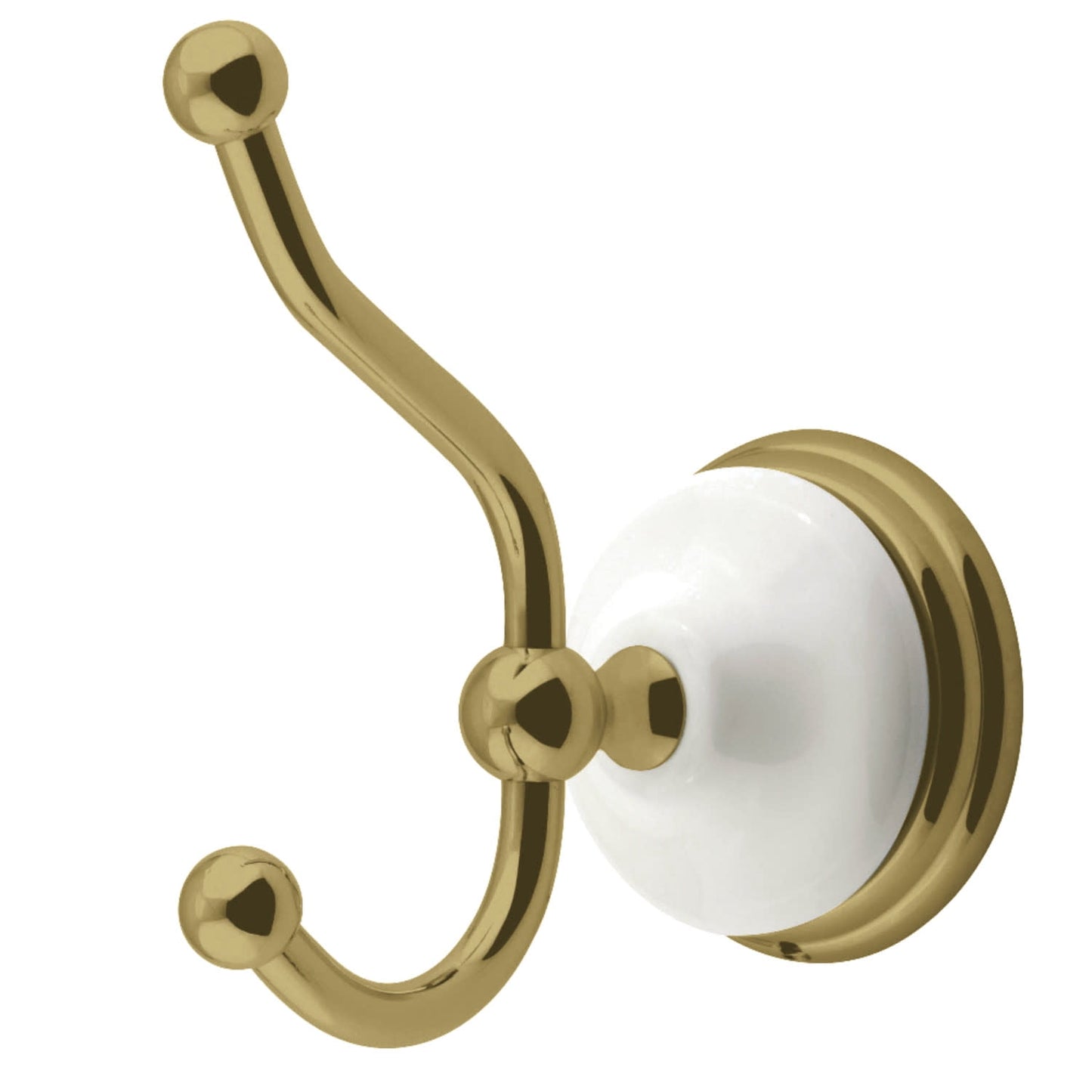 Kingston Brass BA1117BB Victorian Robe Hook, Brushed Brass