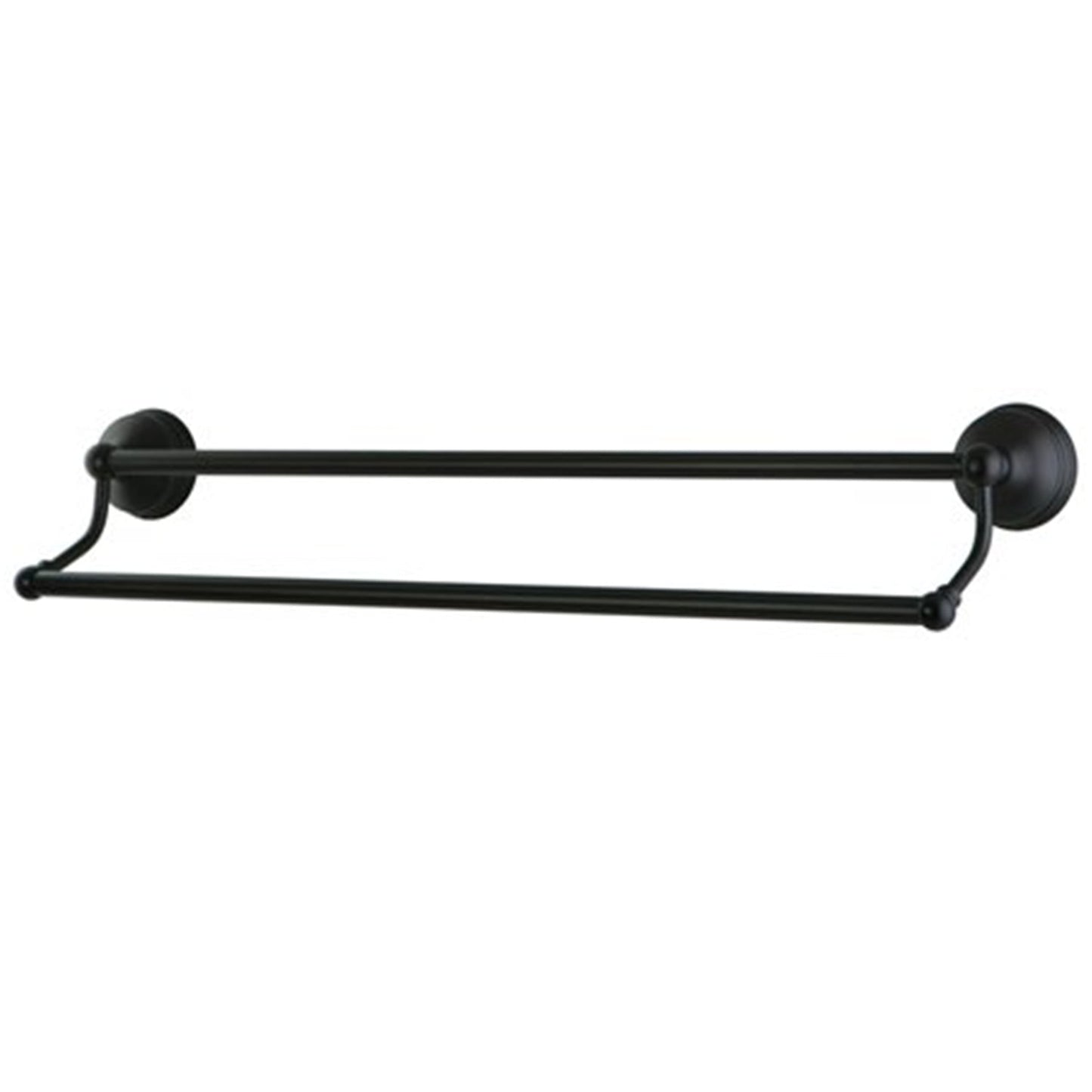 Kingston Brass BA1163SN Vintage 24" Dual Towel Bar, Brushed Nickel