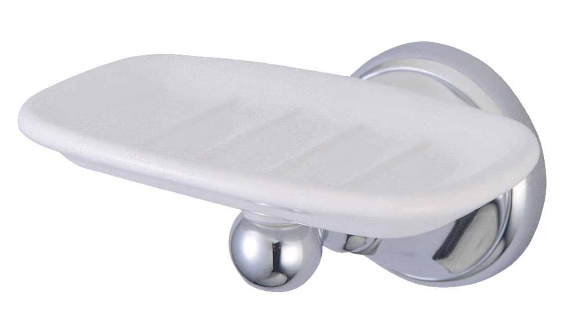 Kingston Brass BA4815C Metropolitan Wall Mount Soap Dish Holder - Chrome