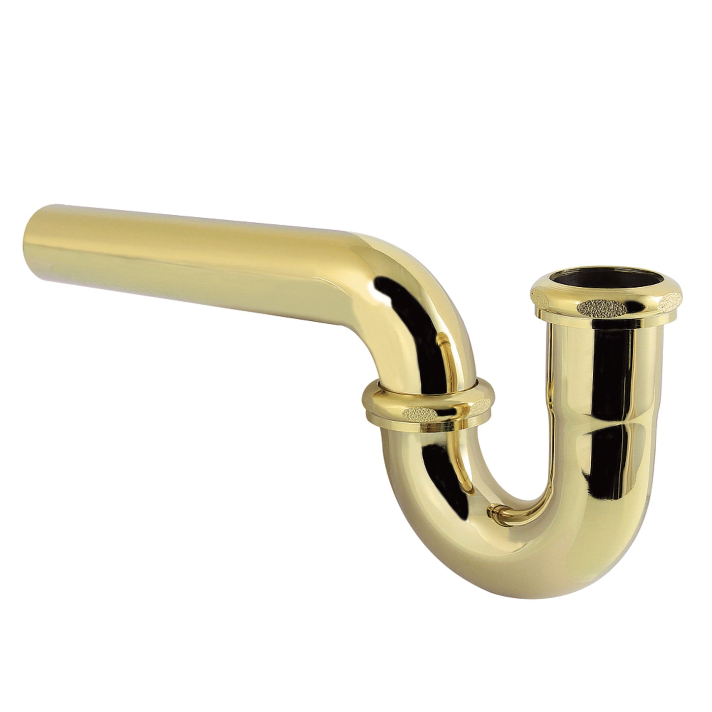 Kingston Brass CC1122 1-1/2" P-Trap without Flange, 13-1/16" Length, 18 Gauge, Polished Brass