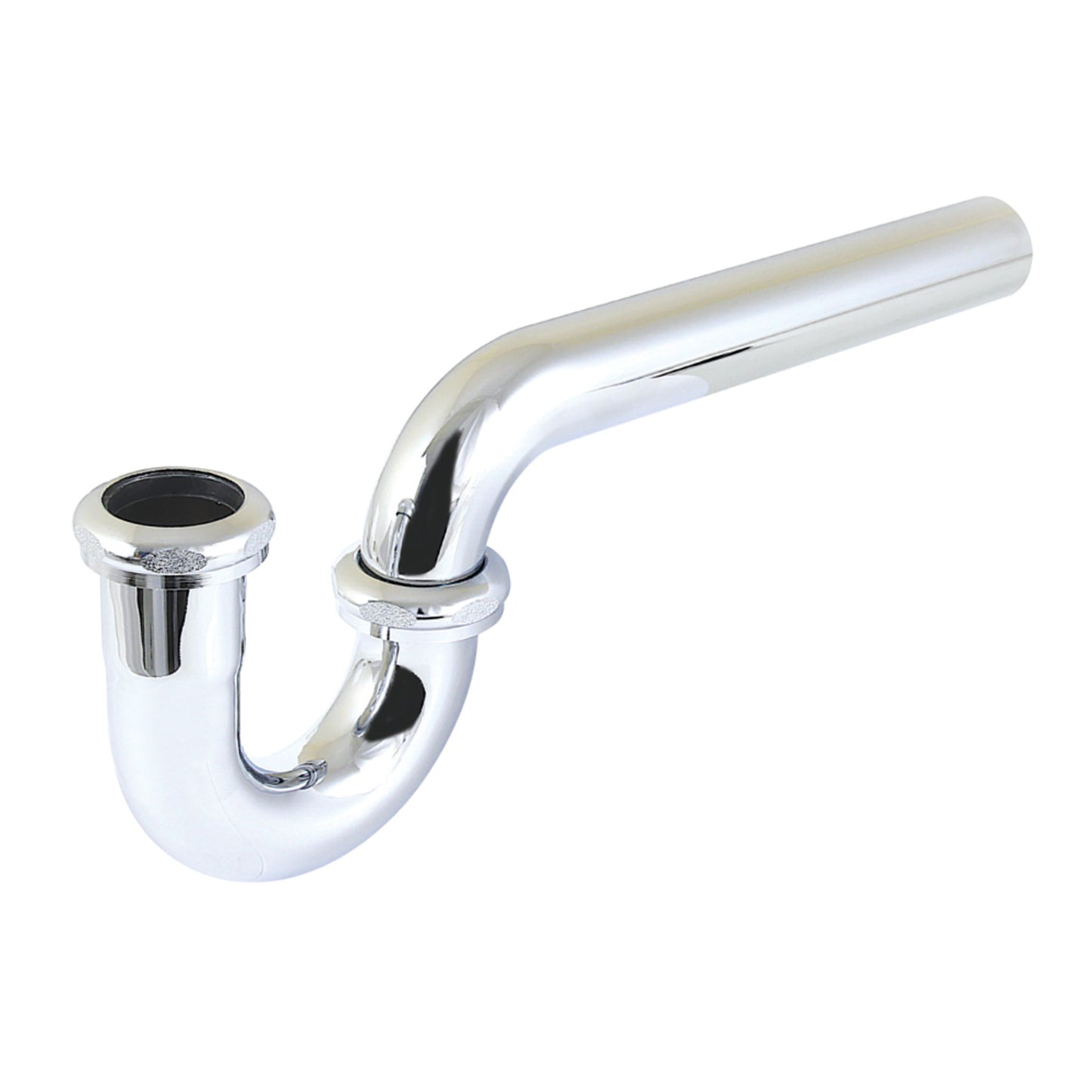 Kingston Brass CC1241 1-1/4" (or 1-1/2") x 1-1/2" P-Trap without Flange, 13-1/16" Length, 18 Gauge, Polished Chrome