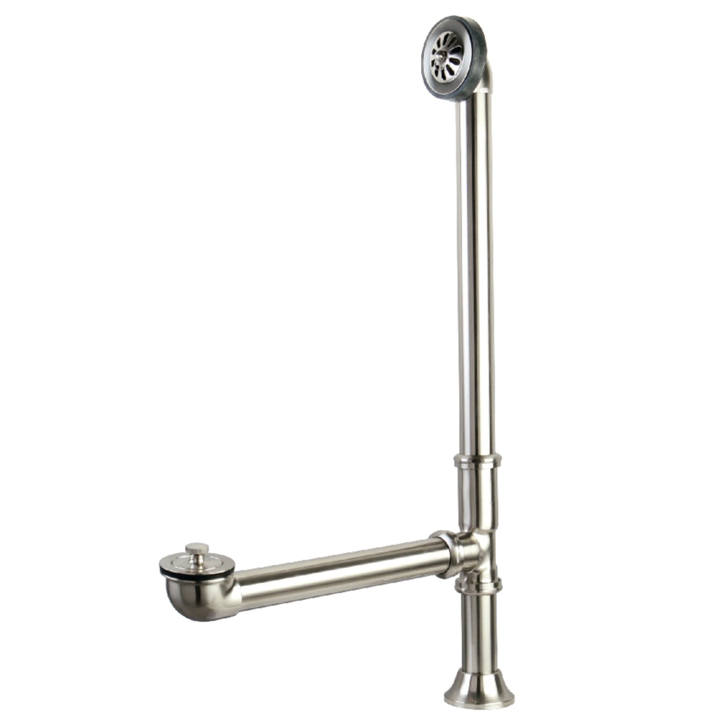 Kingston Brass CC2086 Vintage Latón para Levantar y Girar Desechos y Desbordamientos en NÃquel Pulido