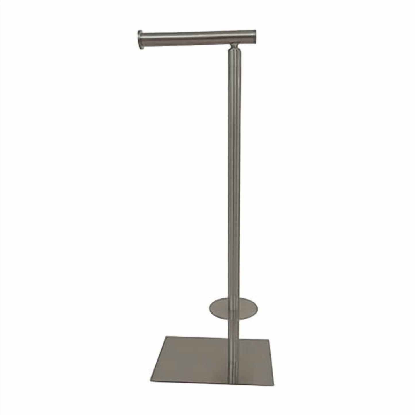 Kingston Brass CC8008 Claremont Freestanding Toilet Paper Stand & Metal Lever Handle Satin Nickel