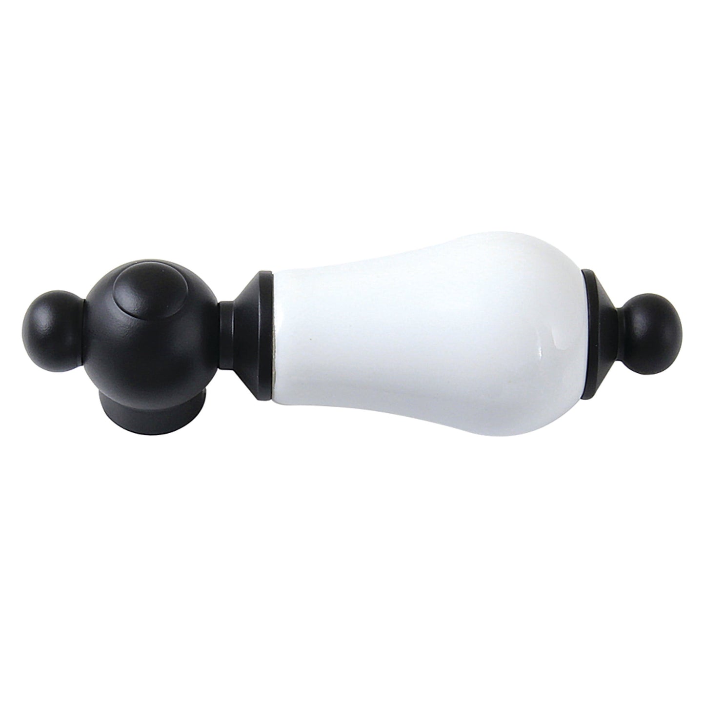 Kingston Brass CCCL0 Porcelain Lever Handle, Matte Black