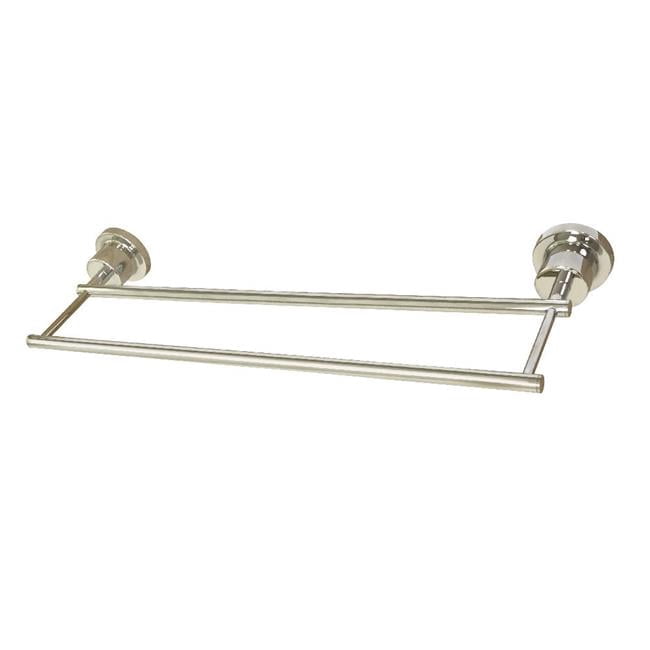 Kingston Brass Concord 18-Inch Double Towel Bar In Polished Nickel BAH821318PN