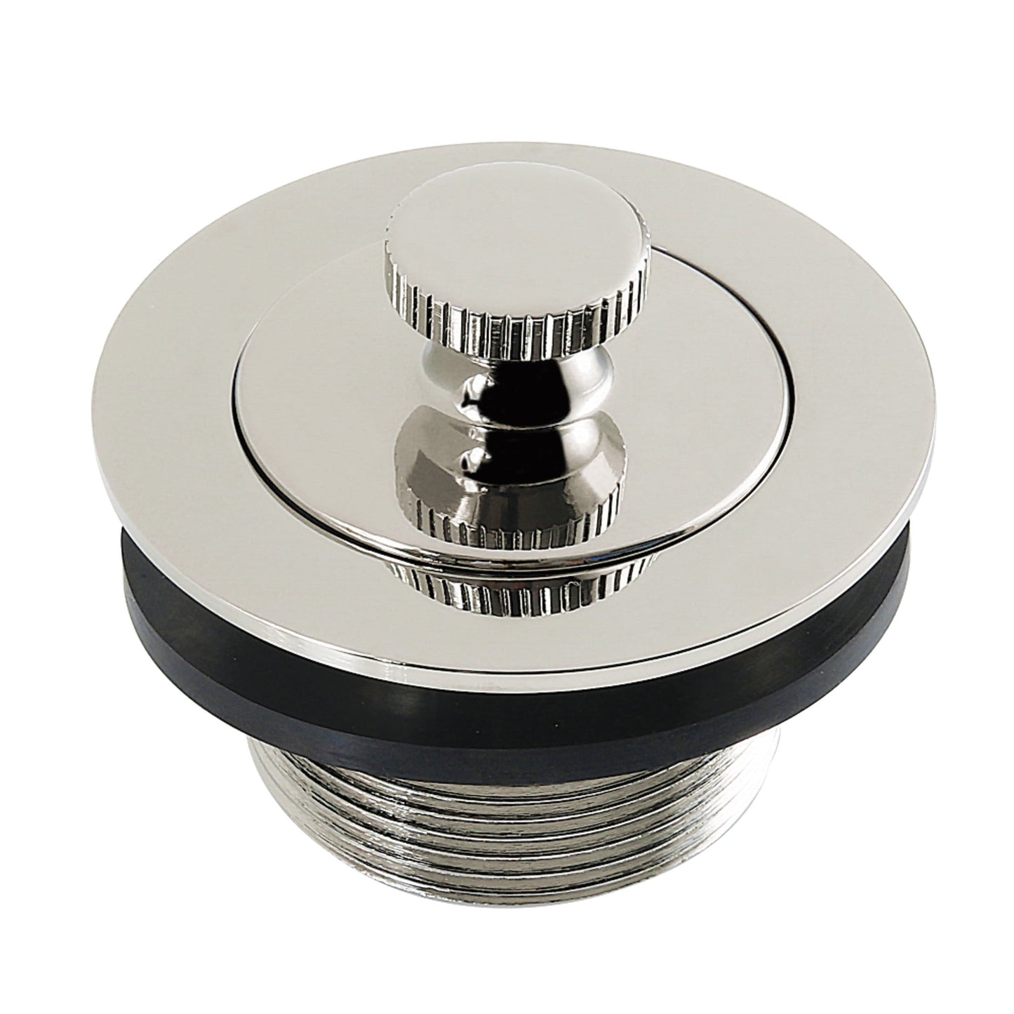 Kingston Brass DLT2086 1-1/2-Inch Brass Lift & Lock Bathtub Drain in Polished Nickel