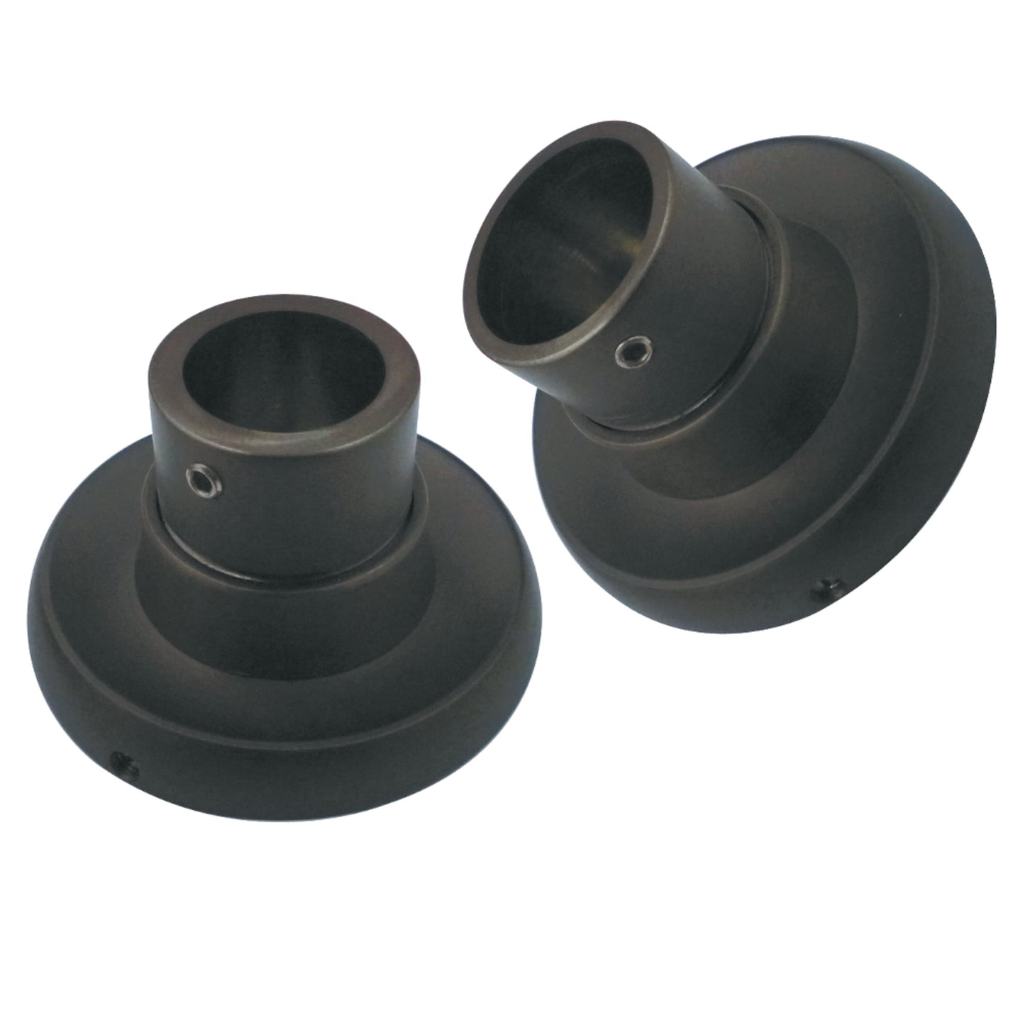 Kingston SRP315 Edenscape Brass Shower Rod Base (1 Pair) in Oil Rubbed Bronze