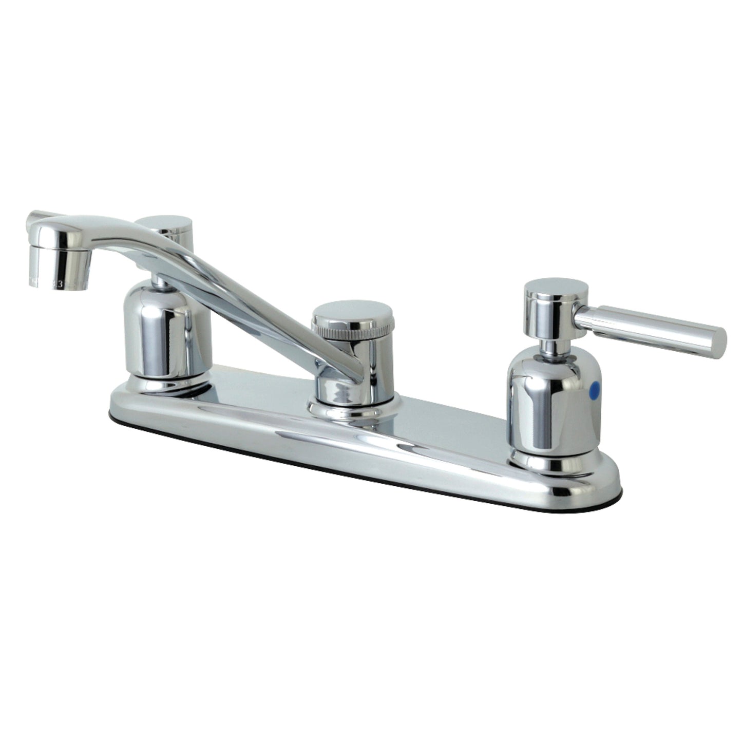 Kingston FB111DL Concord Two-Handle 2-Hole 8" Centerset Kitchen Faucet in Polished Chrome