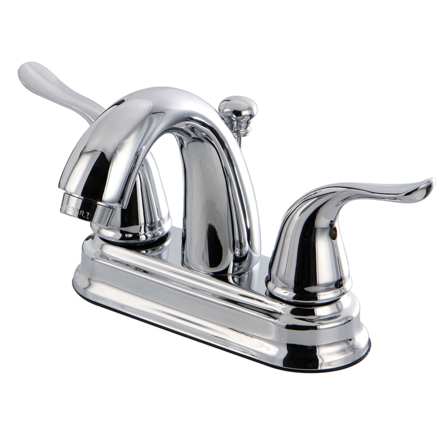Kingston Brass Yosemite FB5611YL 4-inch Centerset Two Handle Lavatory Faucet, Polished Chrome