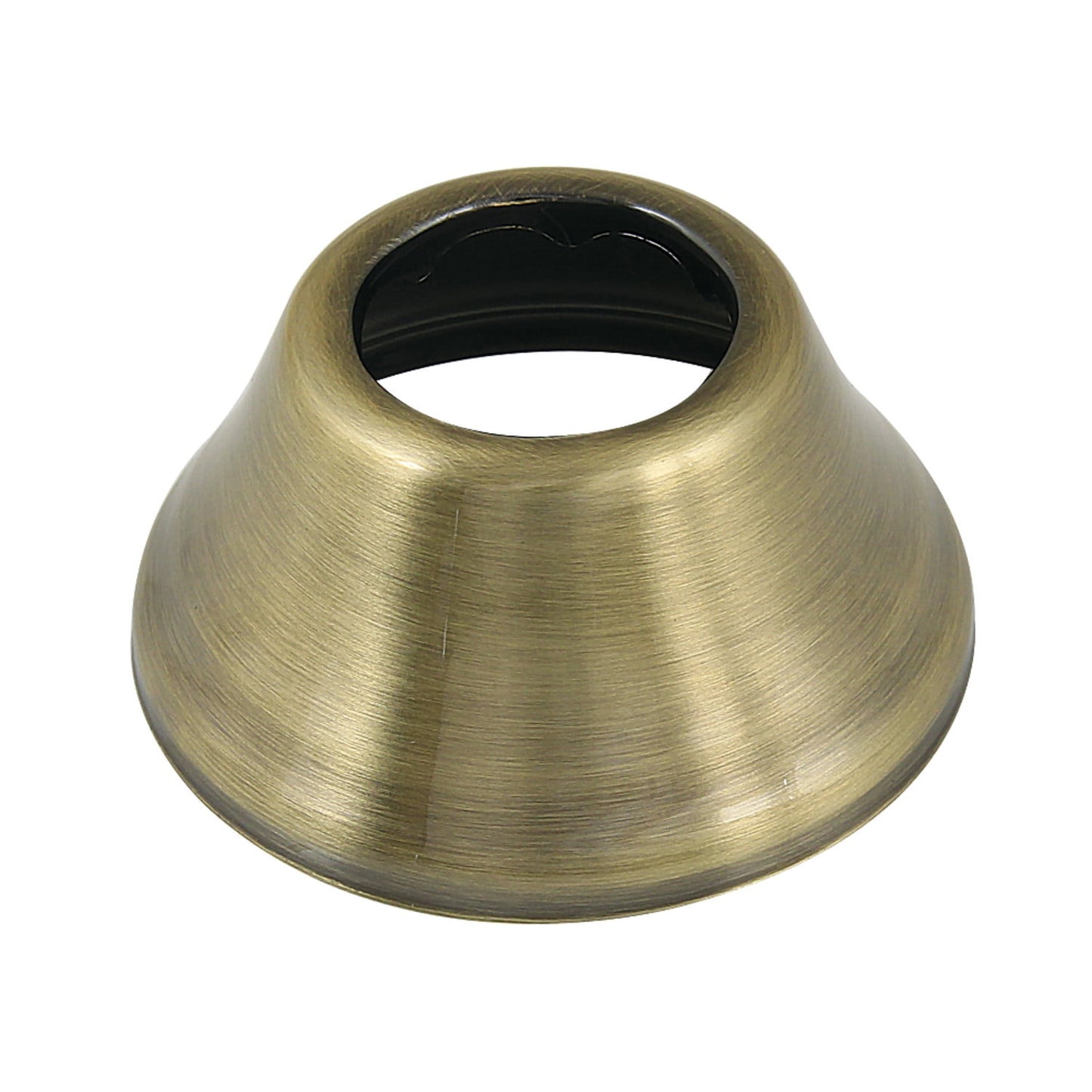 Kingston Brass FLBELL11433 1-1/4" ID x 3" OD Bell Flange, Antique Brass