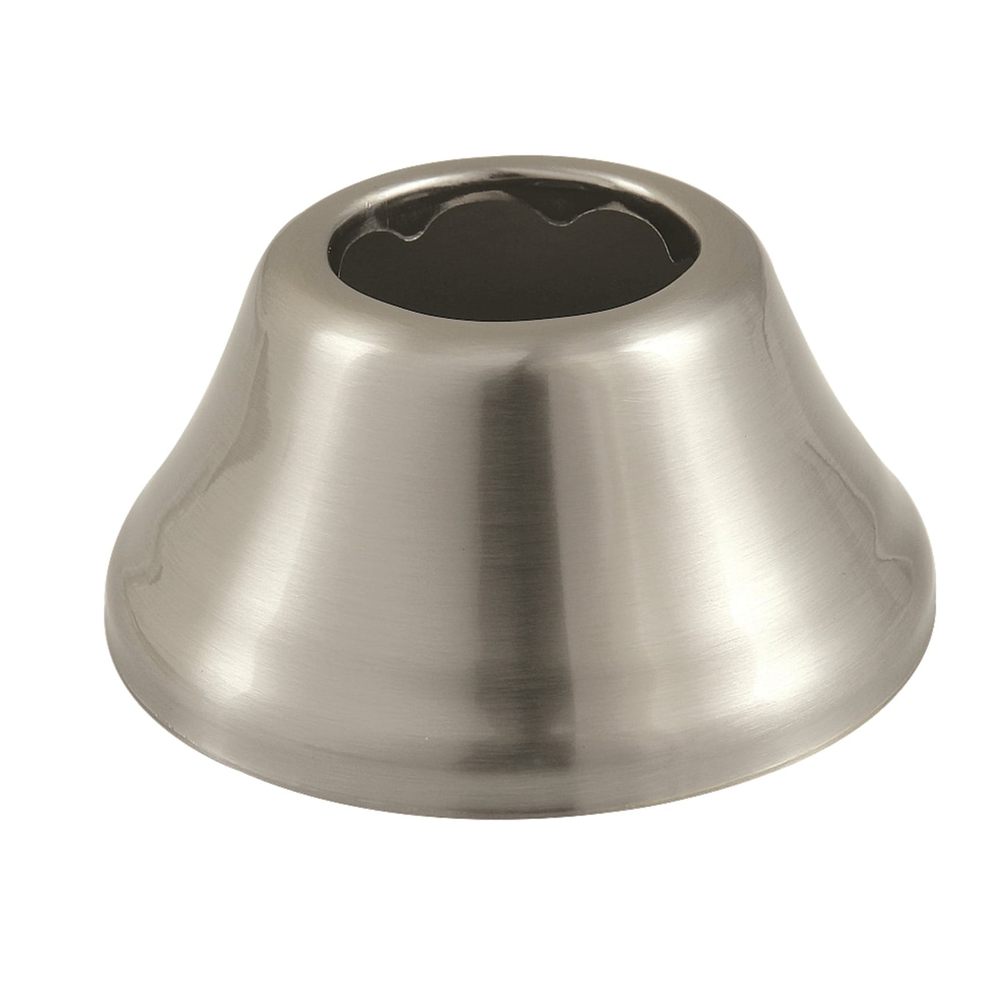 Kingston Brass FLBELL11438 1-1/4" ID x 3" OD Bell Flange, Brushed Nickel