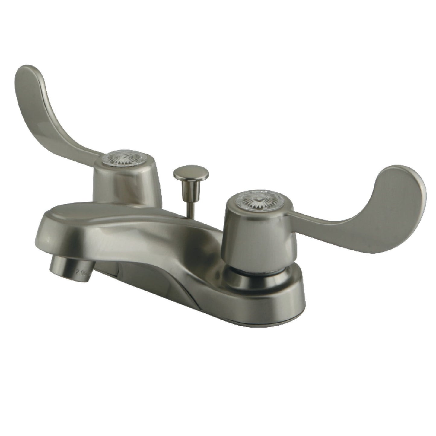 Kingston Brass GKB188 4 in. Centerset Bathroom Faucet, Brushed Nickel
