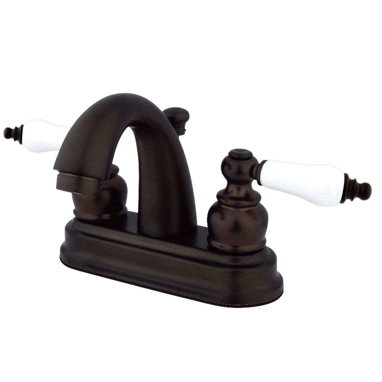 Kingston Brass GKB5615PL 4 in. Centerset Bathroom Faucet, Oil Rubbed Bronze