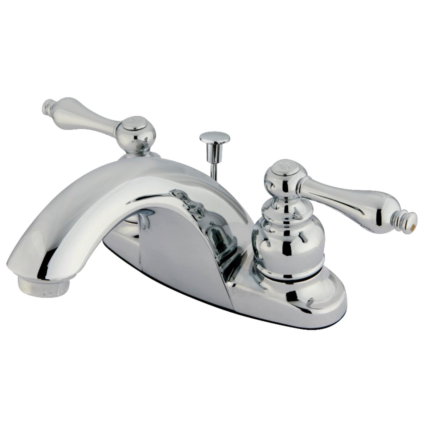 Kingston Brass GKB7641AL English Country 1.2 GPM Centerset Bathroom Faucet - Chrome