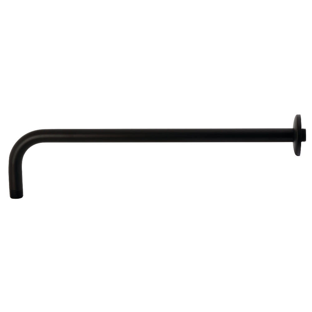 Kingston Brass K117A0 Claremont 17" Rain Drop Shower Arm, Matte Black