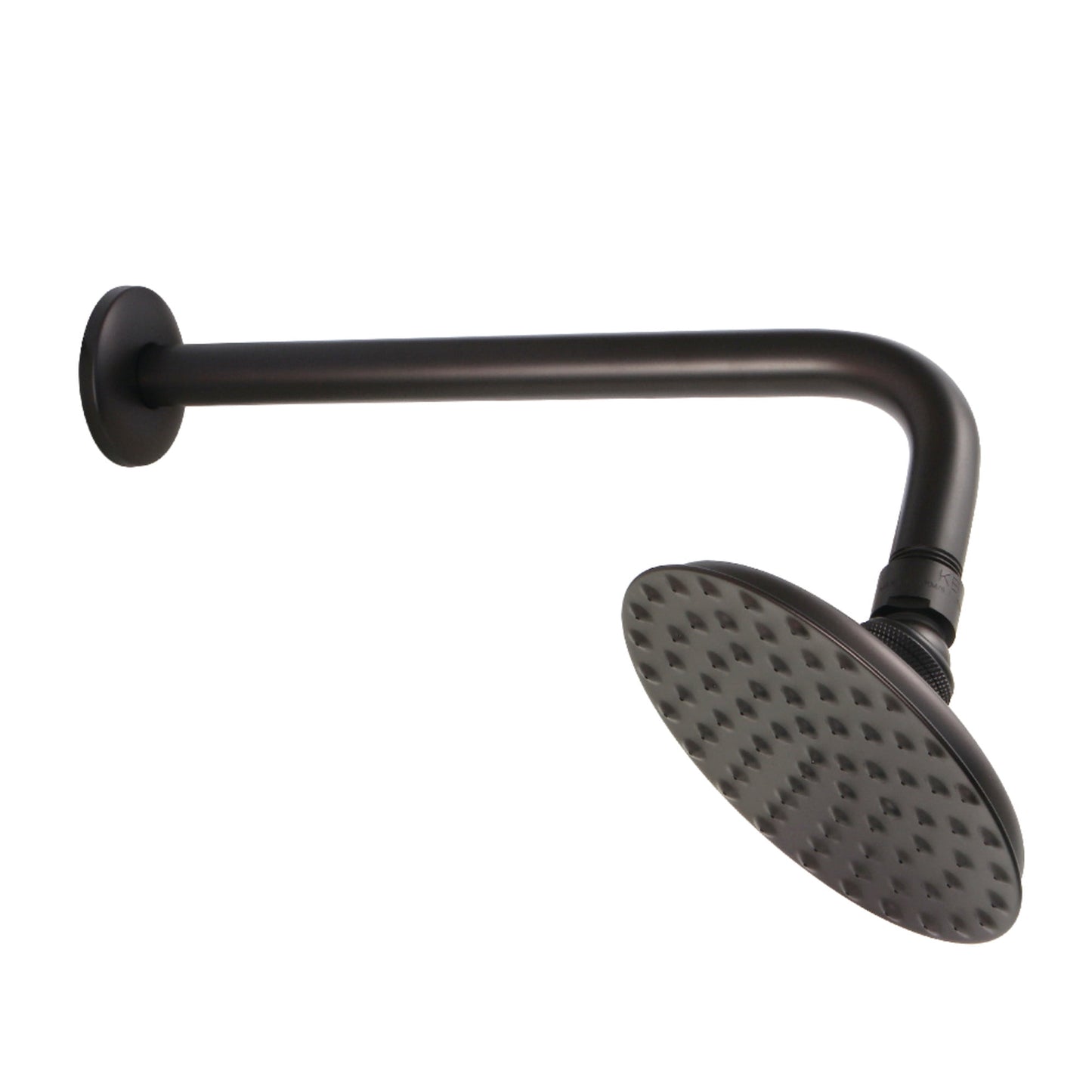 Kingston Brass K135A5CK Victorian 5-1/4-Inch Round Raindrop Brass Shower Head with 12-Inch Shower Arm in Oil Rubbed Bronze