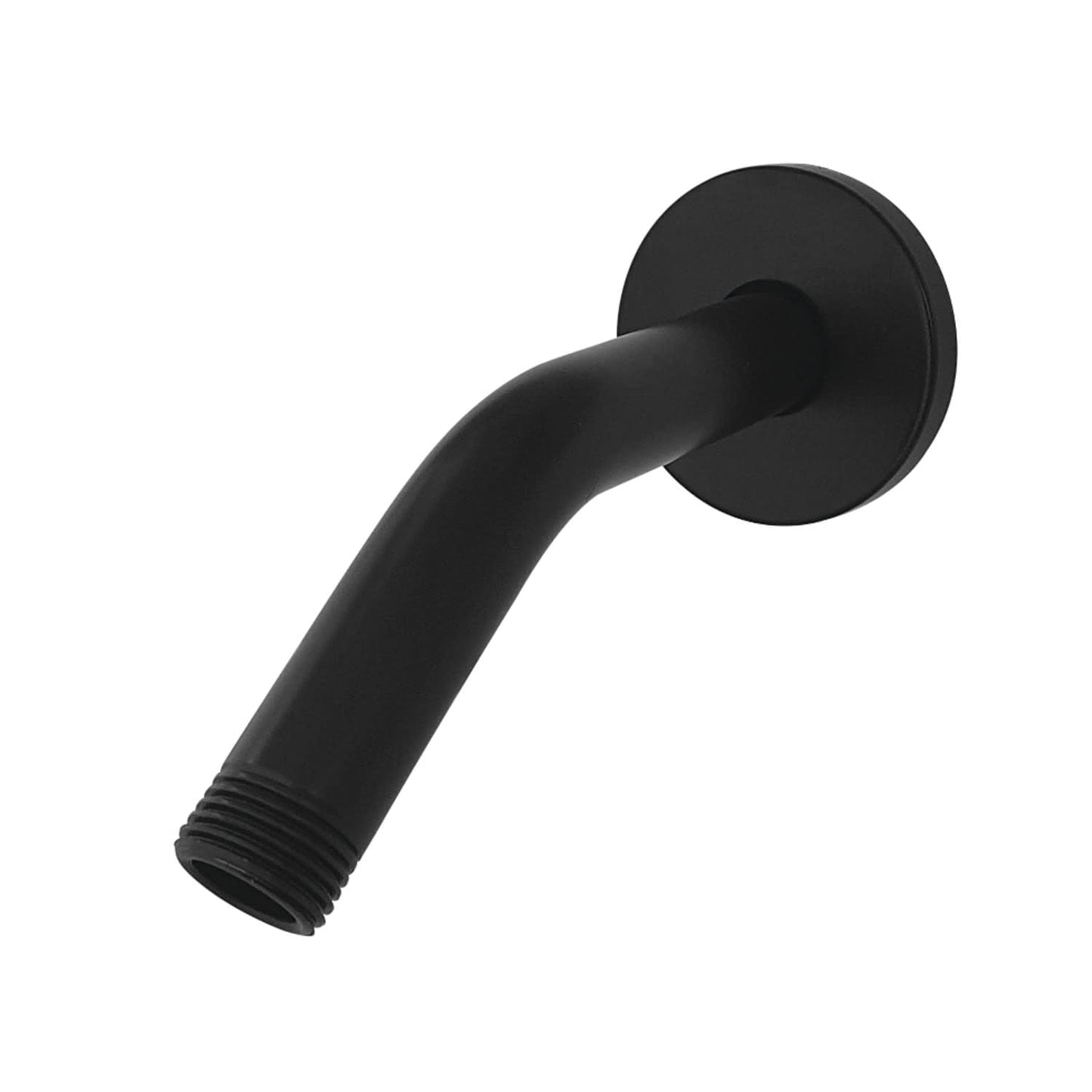 Kingston Brass K151K0 Shower Scape 6" Shower Arm with Flange, Matte Black
