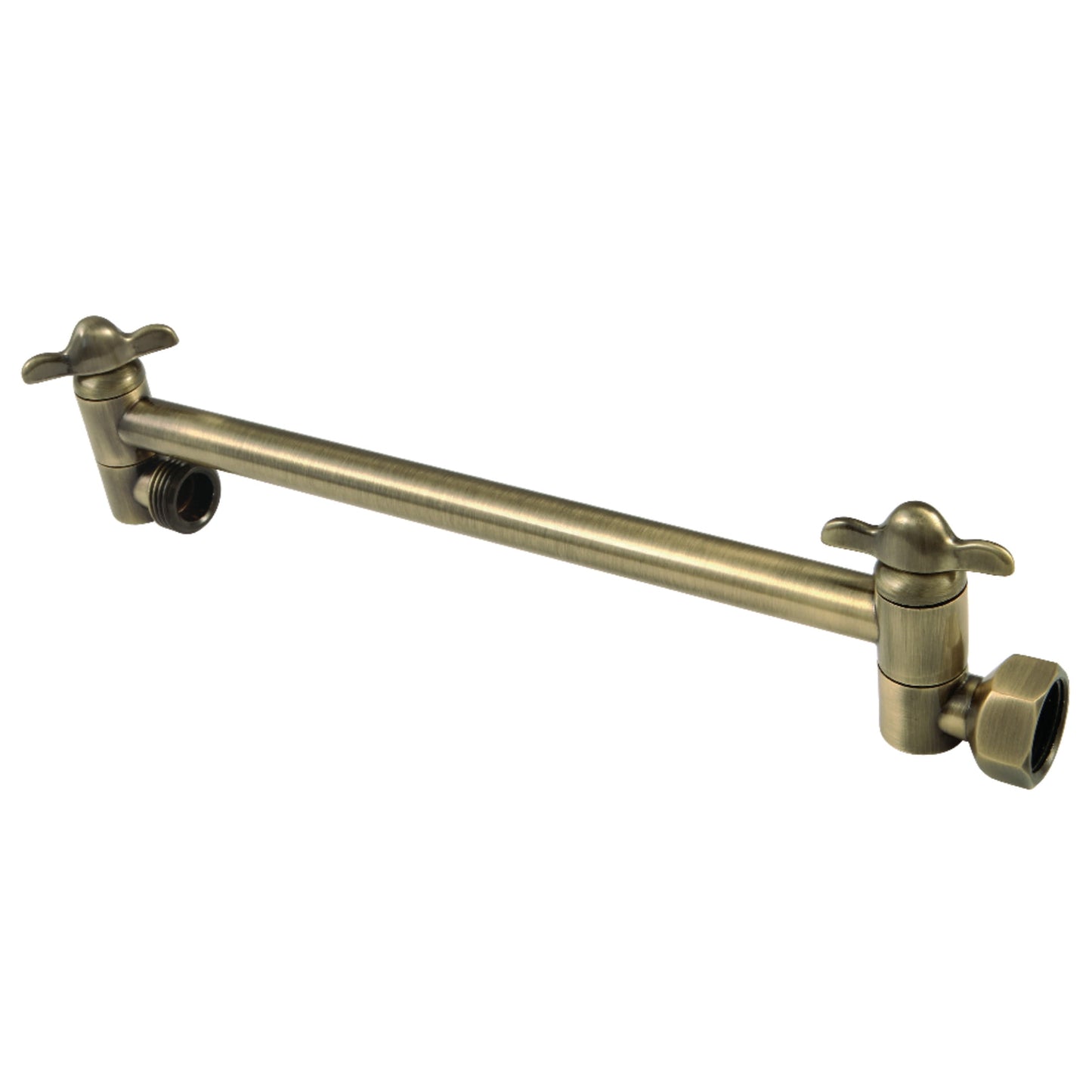 Kingston Brass K153A3 10-Inch Adjustable High-Low Shower Arm in Antique Brass