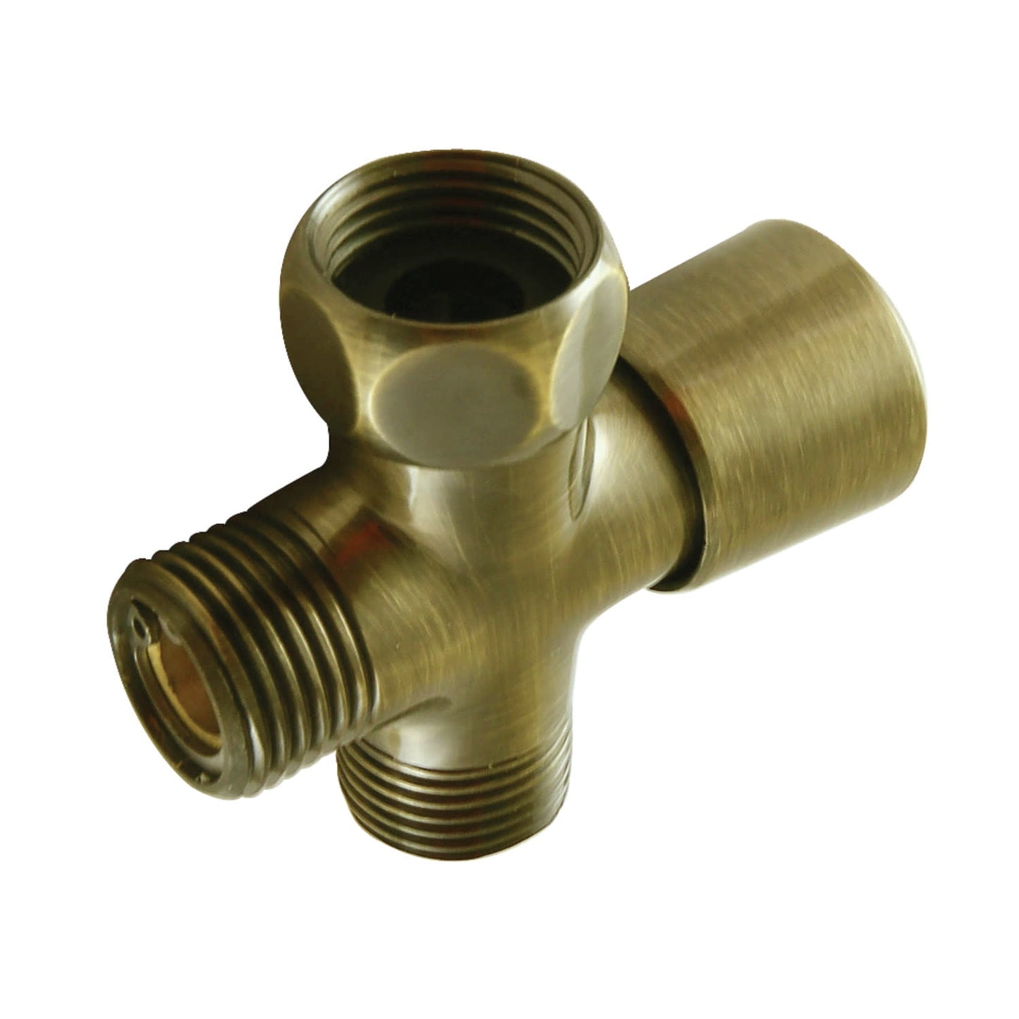 Kingston Brass K161A3 Shower Scape Shower Diverter, Antique Brass