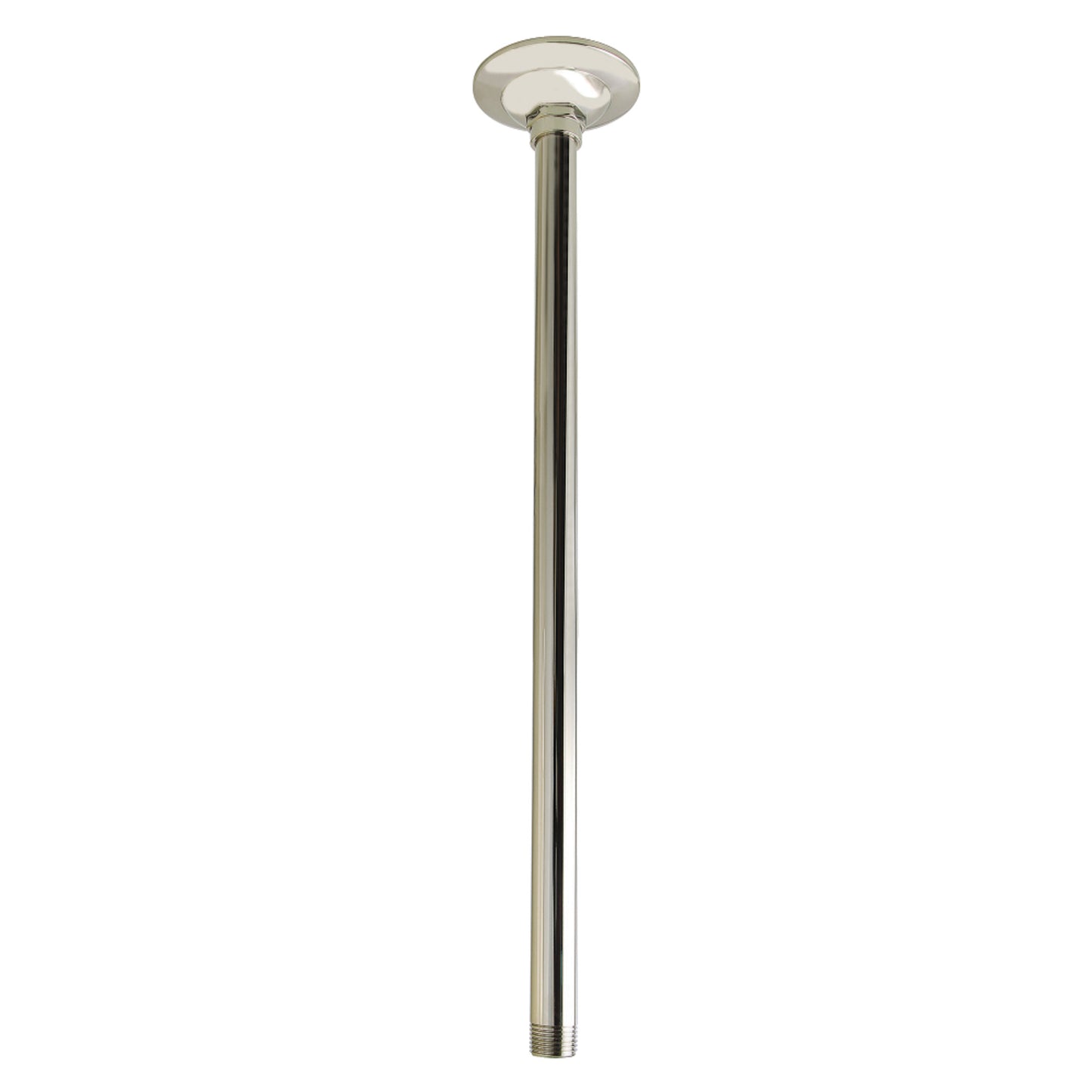 Kingston Brass K217A6 Trimscape 17-Inch Rain Drop Ceiling Mount Shower Arm with Round Flange in Polished Nickel