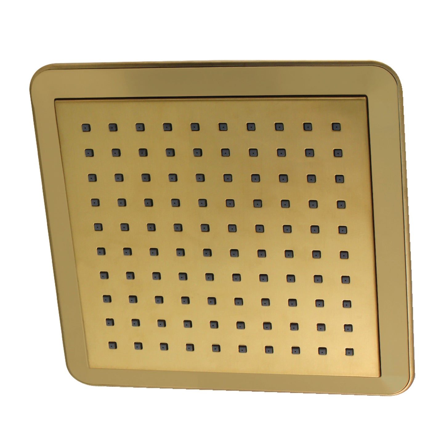 Kingston Brass K251A7 Shower Scape 9-5/8" Square Rainfall Shower Head, Brushed Brass